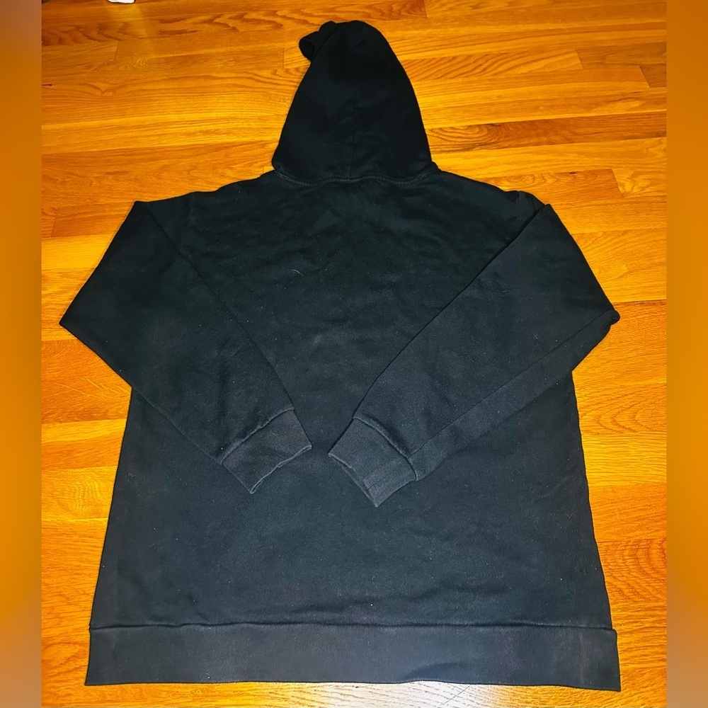 PINK Victoria’s Secret Black Pullover Hoodie Sweatshirt Size Small - Picture 4 of 10